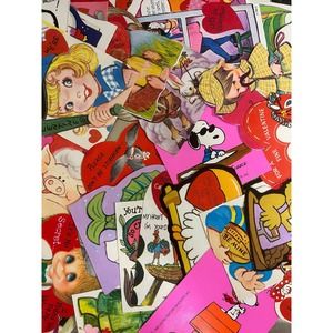 Vintage Valentines Day Cards, Random Selection